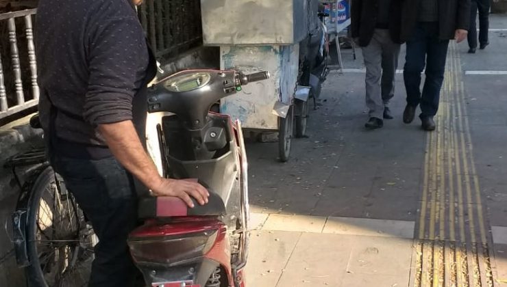 Kaldırımlarda Motosiklet ve Bisiklet Denetimi