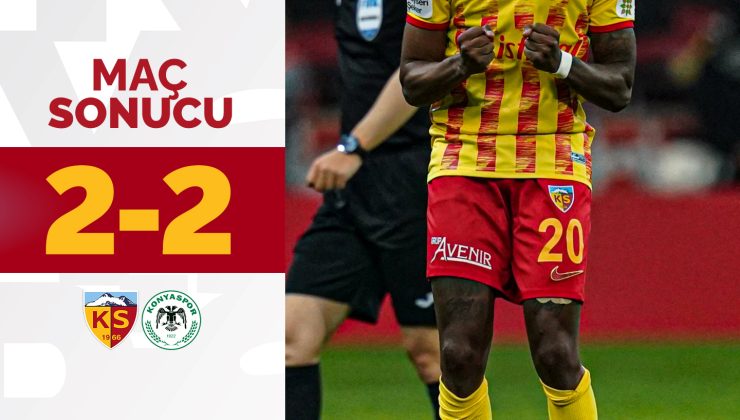 Kayserispor 2-2 Konyaspor