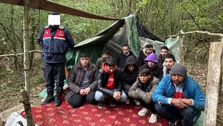 Edirne Meriç’te 11 göçmen yakalandı