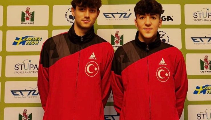 Kocasinan Belediyesi SK masa tenisi sporcuları Avrupa Şampiyonası’nda