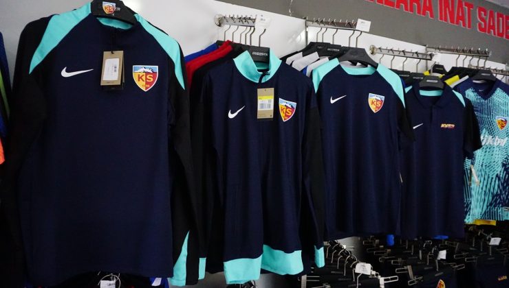 Kayserispor Store’ye yeni sezon ürünleri gelmeye başladı