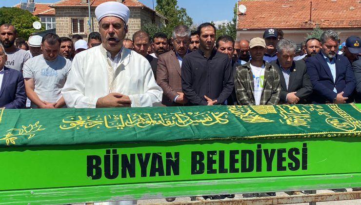 Heyelan sonucu yaşamını yitiren Muhittin Saraç defnedildi