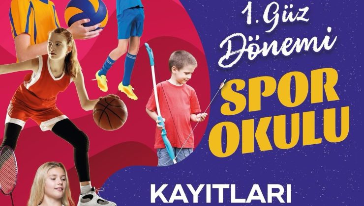 Büyükşehir Spor A.Ş., 1. Güz Dönemi Spor okulu kayıtlarını başlattı