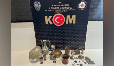 Tarihi eser kaçakçılığı operasyonunda 3 gözaltı