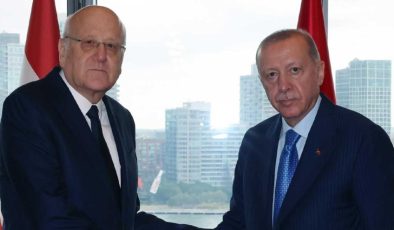 Cumhurbaşkanı Erdoğan, Lübnan Başbakanı Mikati ile görüştü