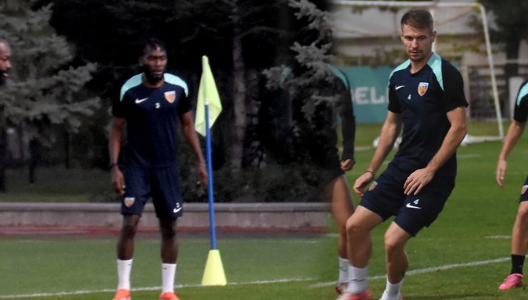 Kayserispor’da Kolovetsios ve Attamah takımla çalıştı