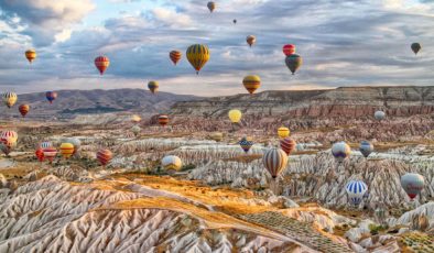 Antalya’da sıcak hava balonları rekora uçtu!