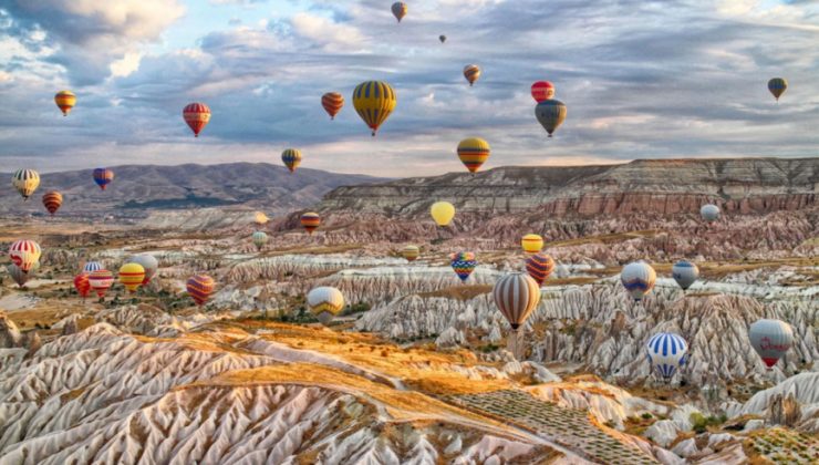 Antalya’da sıcak hava balonları rekora uçtu!